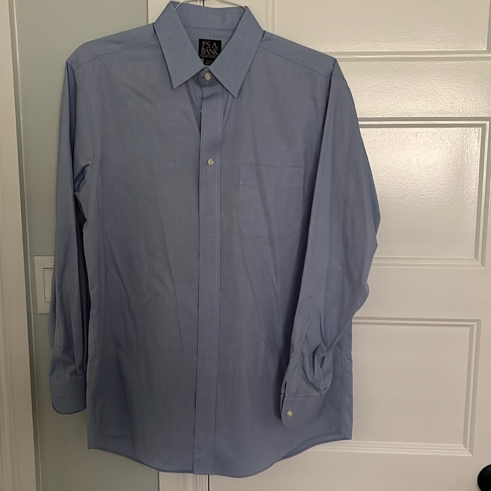 Jos. A. Bank Dress Shirt Slim Fit 16.5 x 33